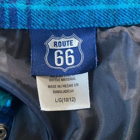 Route 66 plaid turquoise jacket - Picture 4 of 7